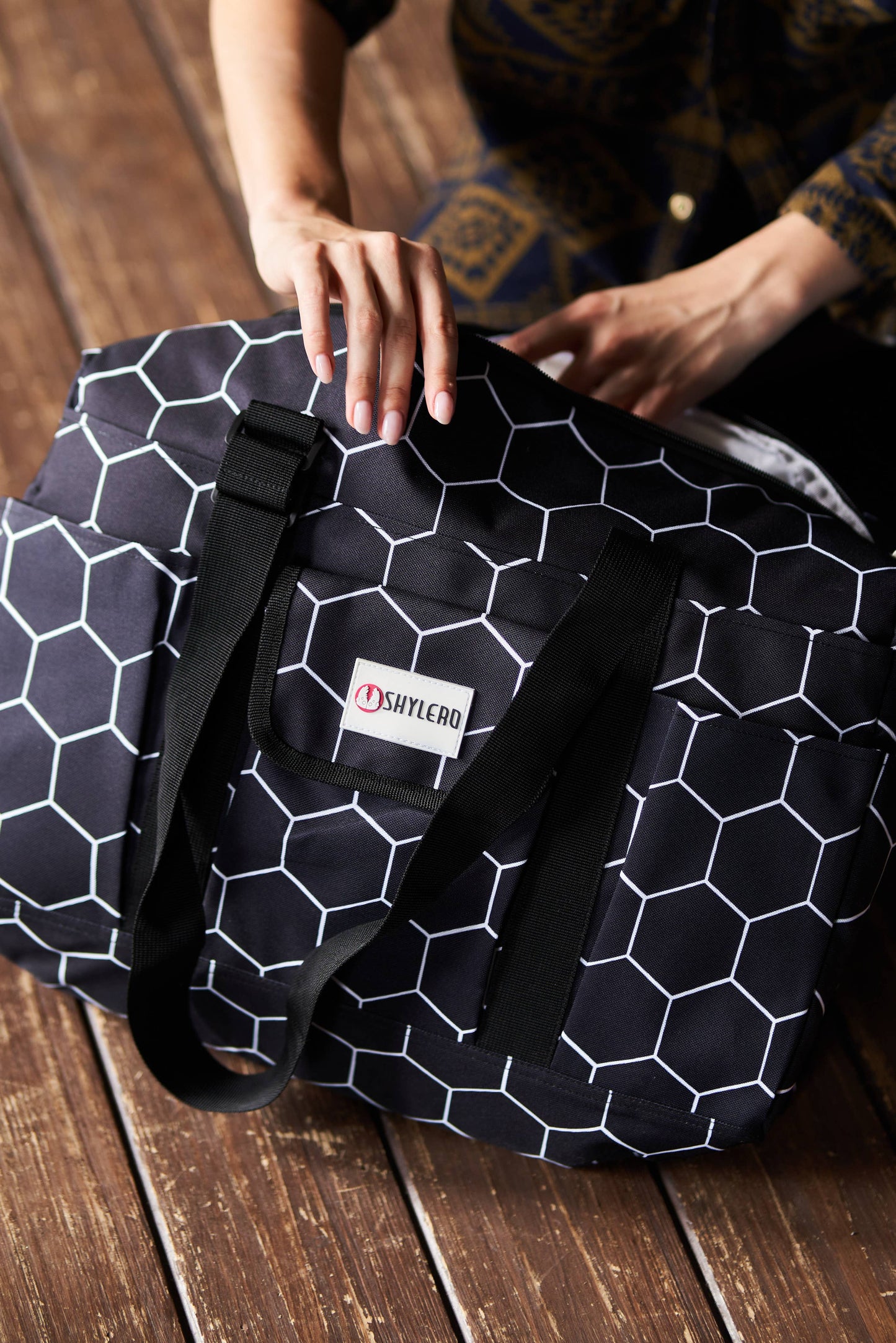 Nurse Bag and Utility Tote|Waterproof | Black Bee Hive
