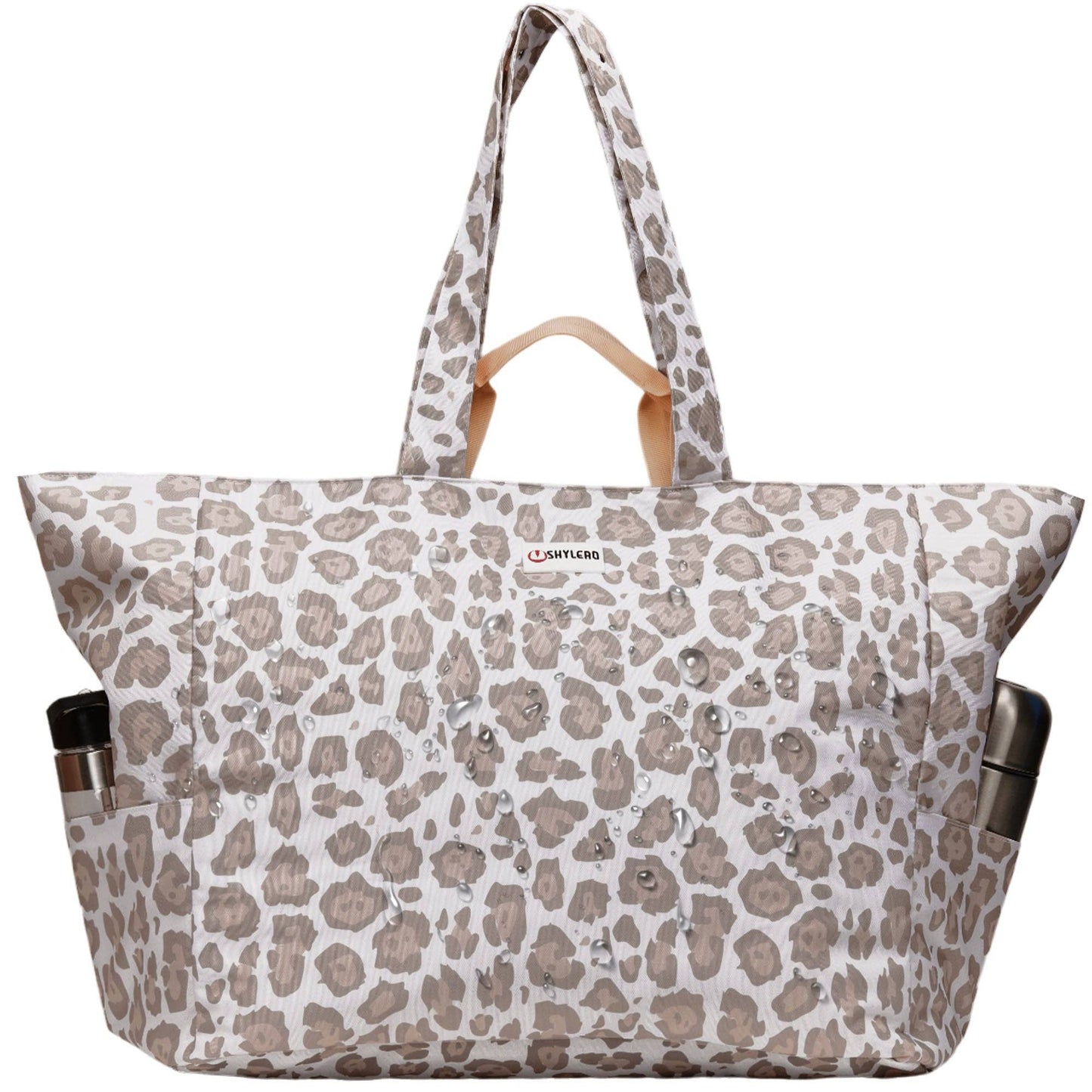 Weekender Bag | XXL | L26"xH18"xW12" | White Leopard