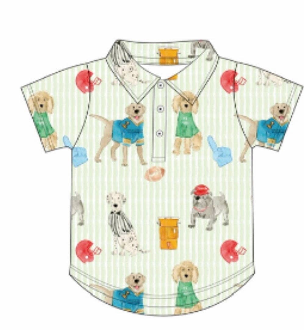 Puppy Football Polo Shirt