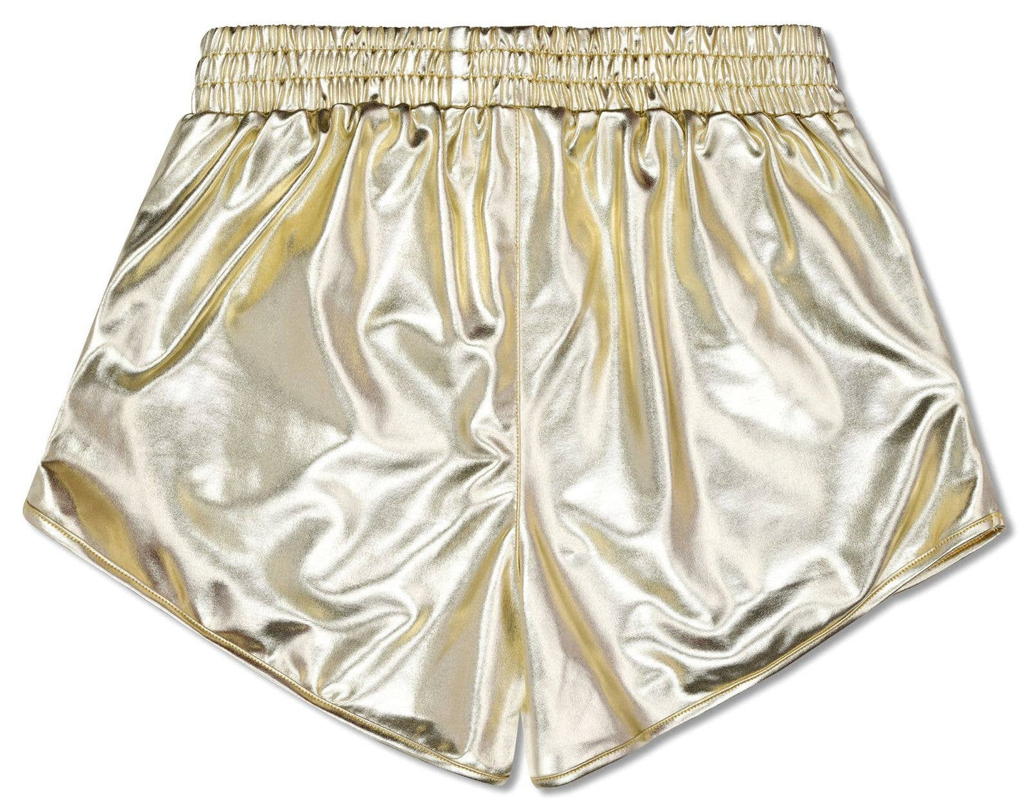 Gold Metallic Shorts