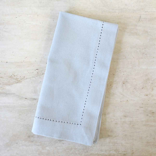 Hemstitch Napkin   Light Gray   18x18