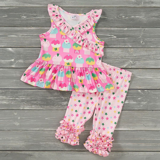 Cute As a Cupcake Capri Set