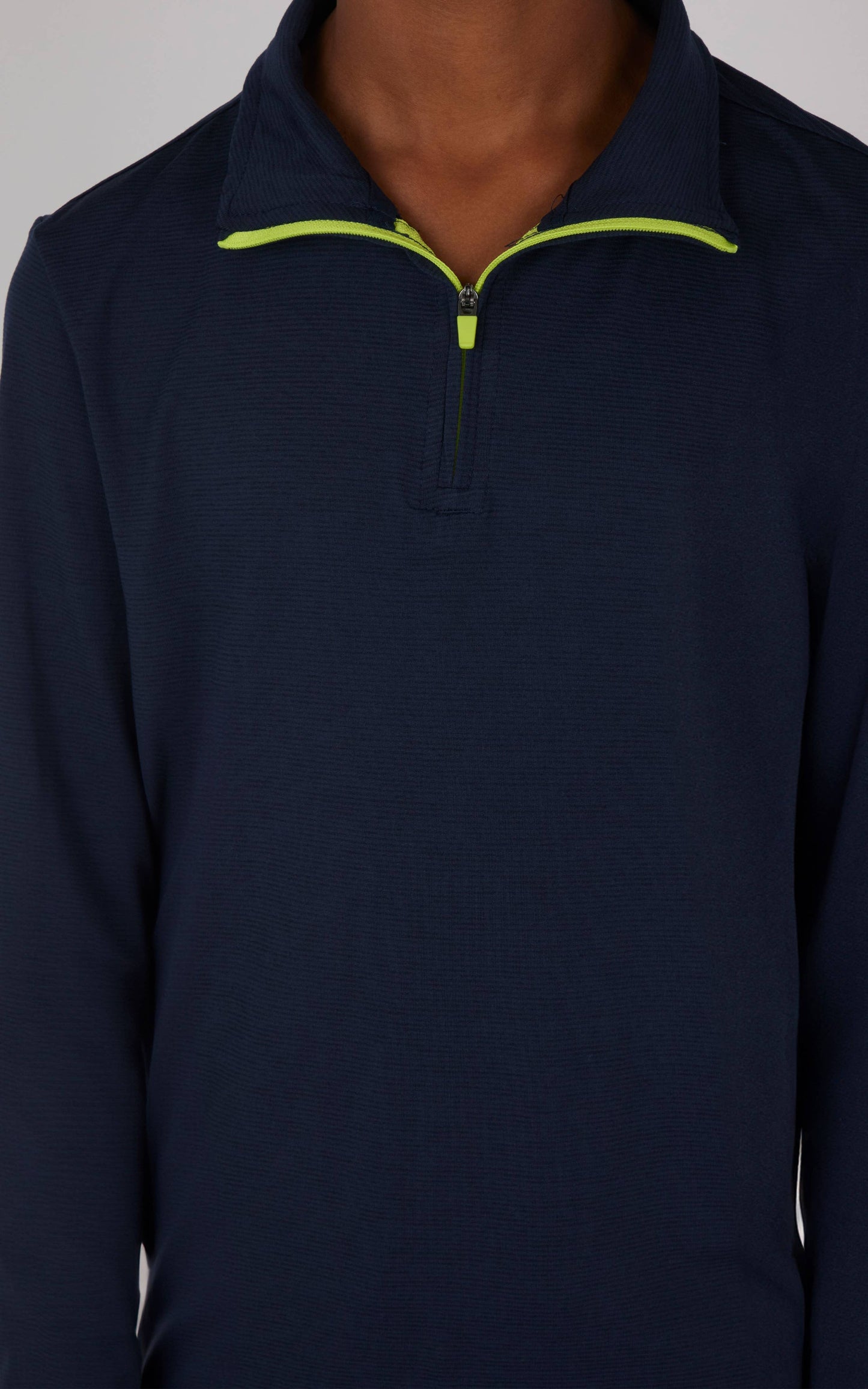 Quarter Zip Long Sleeve Pull Over