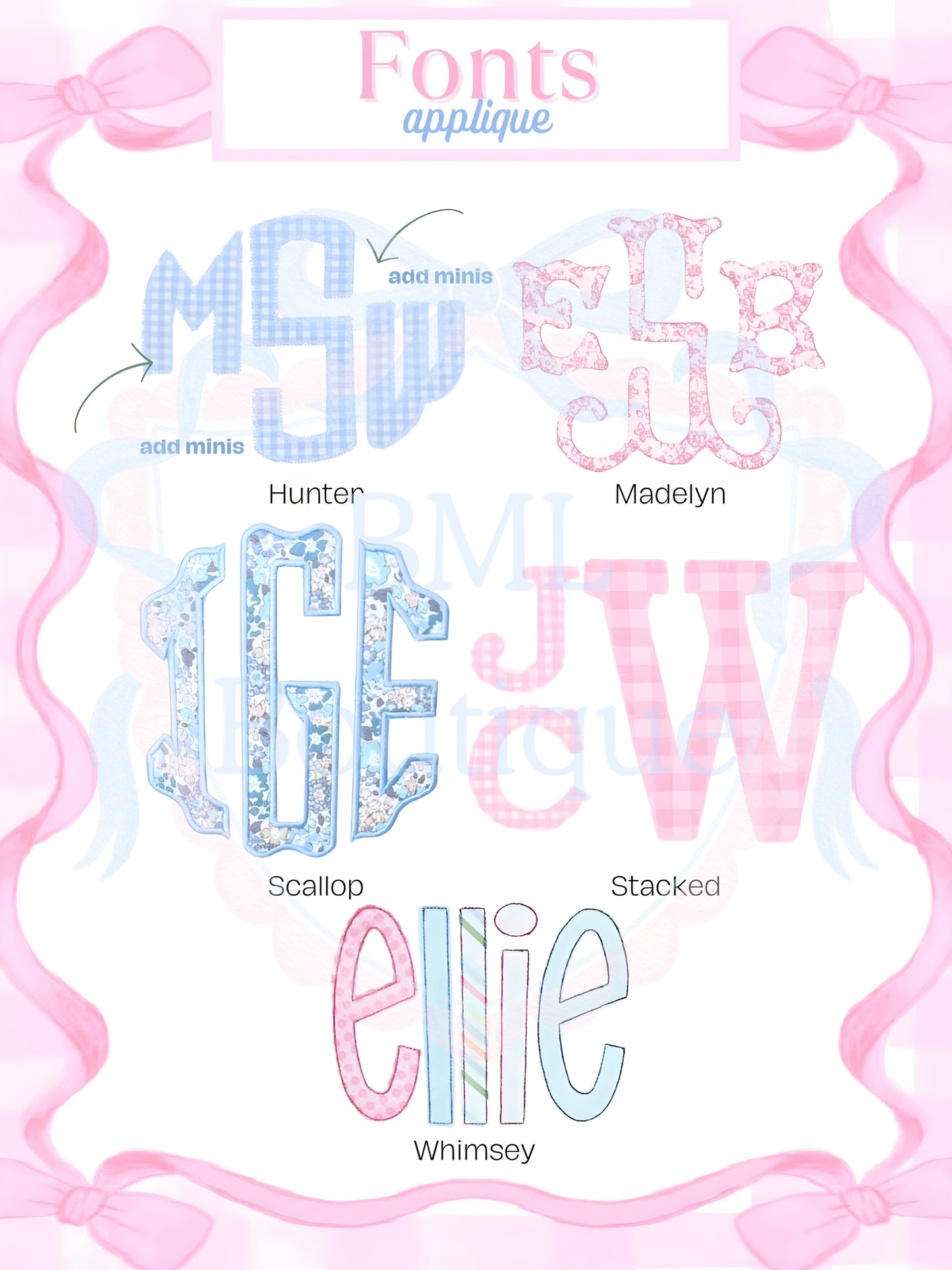 Mini Backer - Bunny Toile Pink Backpack *new!