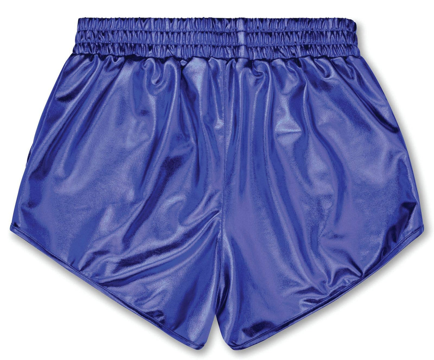 Blue Metallic Shorts