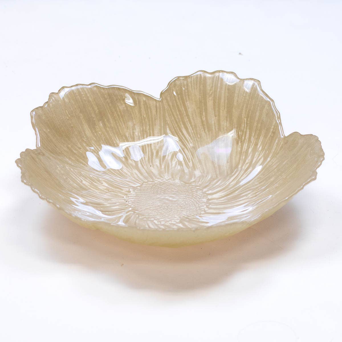 Magnolia Glass Serving Bowl   White   10.5"