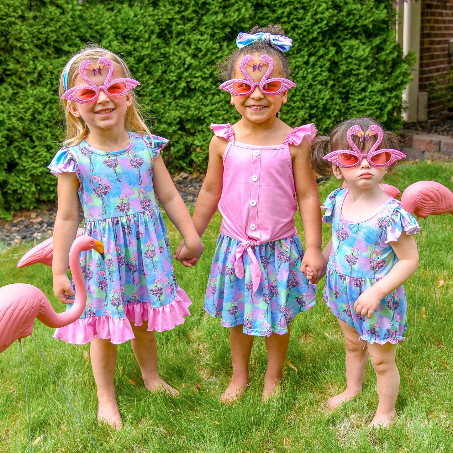 Flowery Flamingo Dress