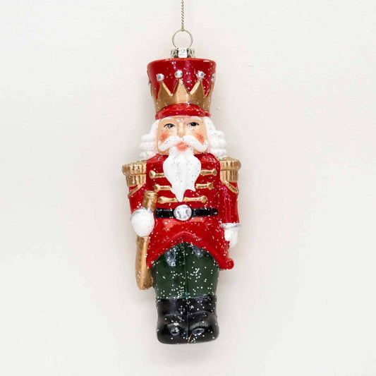 Royal Nutcracker Ornament   Red/Black   2.5x5.75