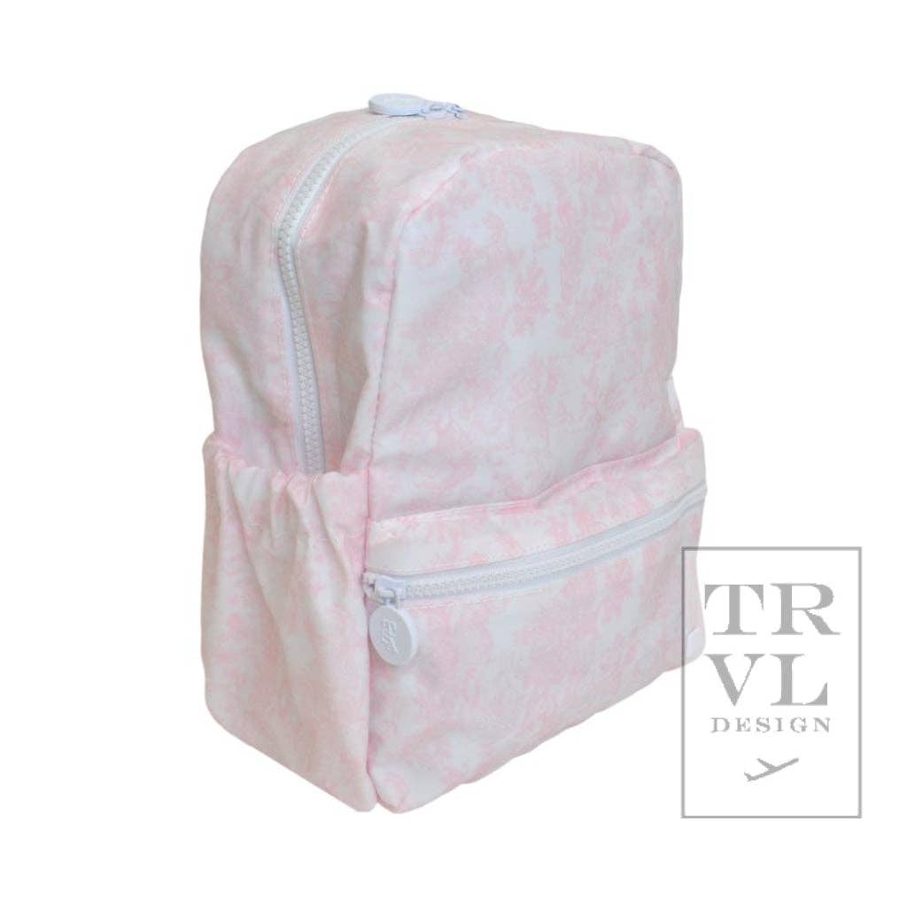 Mini Backer - Bunny Toile Pink Backpack *new!