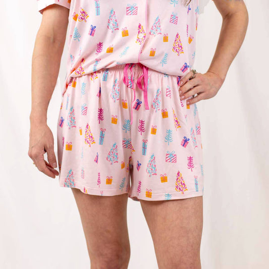 Twinkle Tree Sleep Shorts   Light Pink/Multi   -Asst.