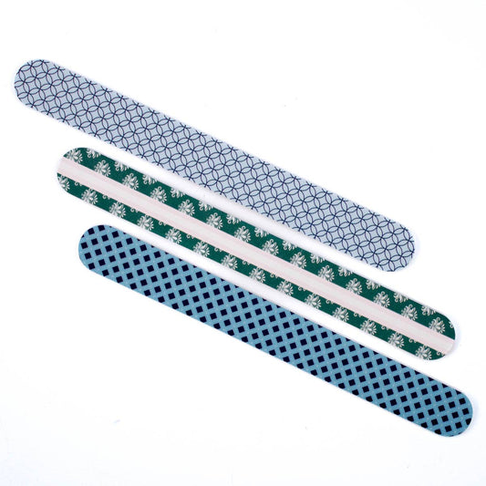 Bombay Nail Files  Emerald/Ice/Pink   7x1x.16