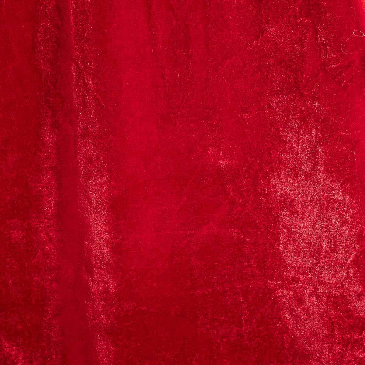 Velvet Tree Skirt   Dark Red   47"