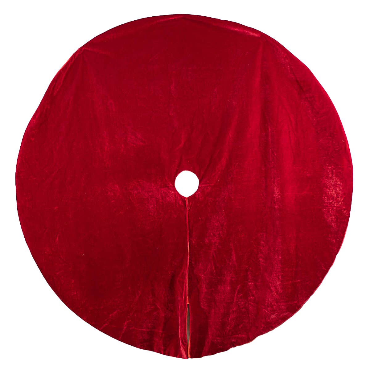 Velvet Tree Skirt   Dark Red   47"