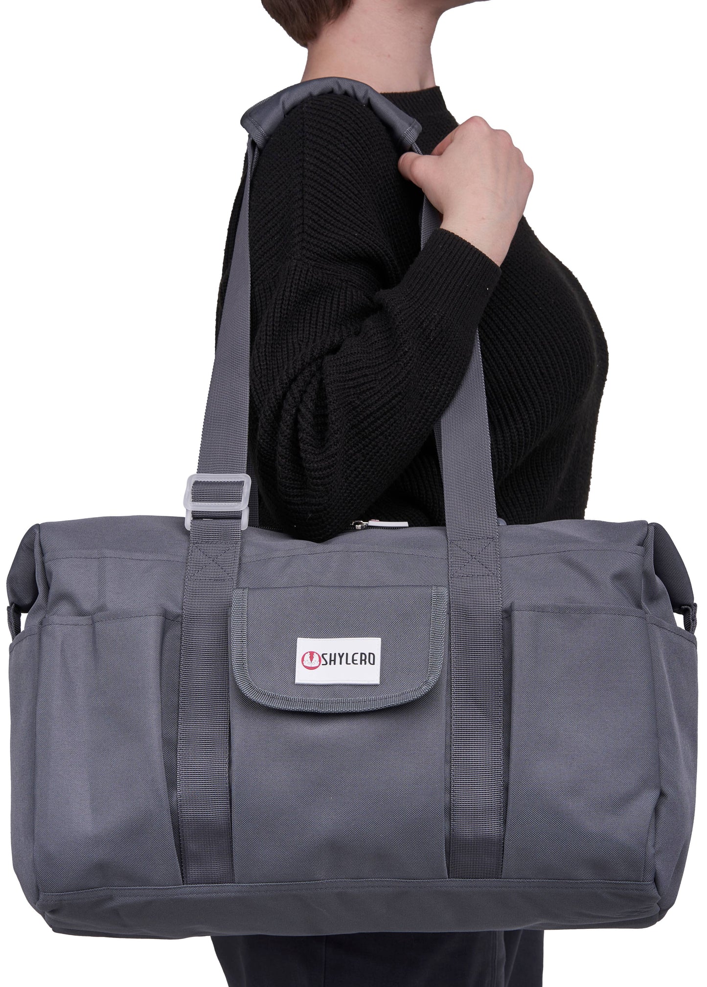 Nurse Bag and Utility Tote | Solid Gray