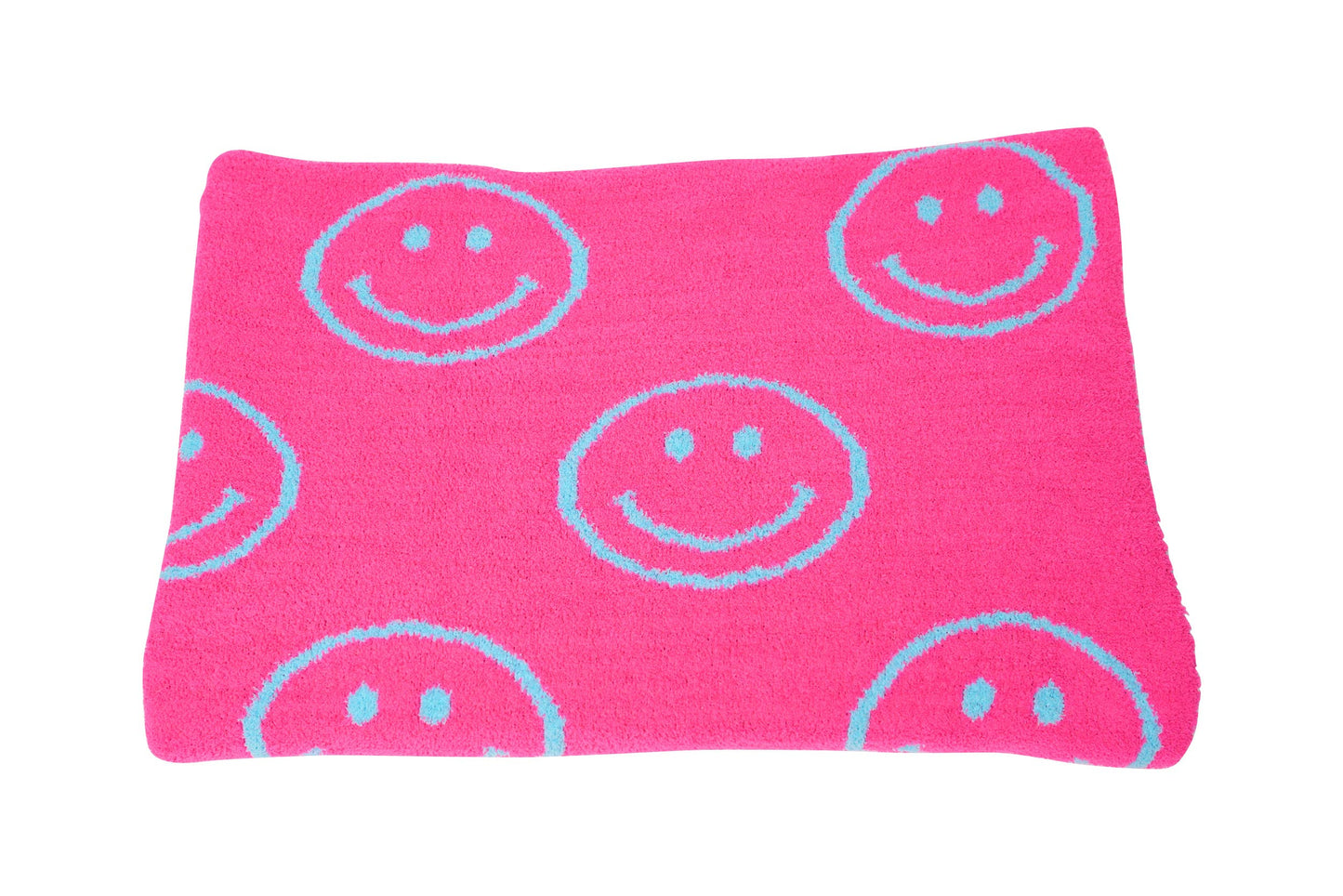 Smiley & Lightning Plush Throw Blankets - 4 styles!