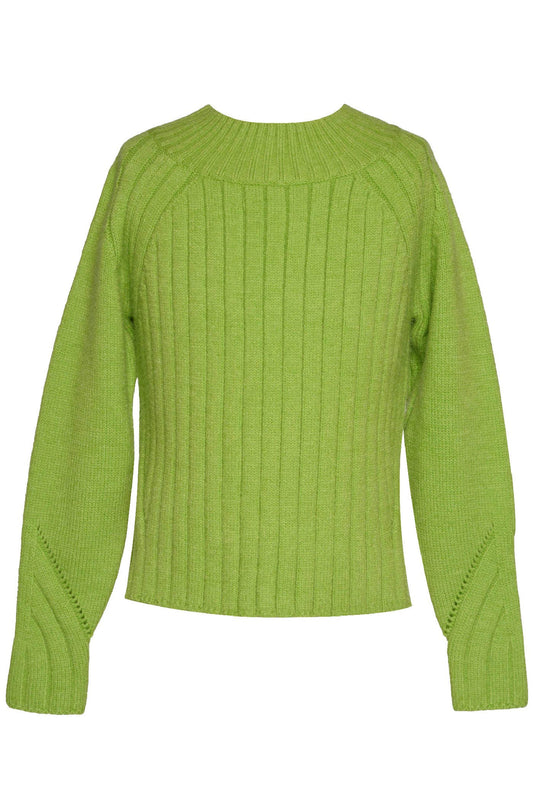 RIBBED PULL OVER SWEATER